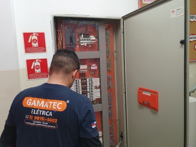 GAMATEC ELETRICA SERVIÇOS DE ELETRICA SERVVICOS ELETRICIDADE PAINEL ELETRICOO COOMANDOS BOTOEIRA SAO PAULO