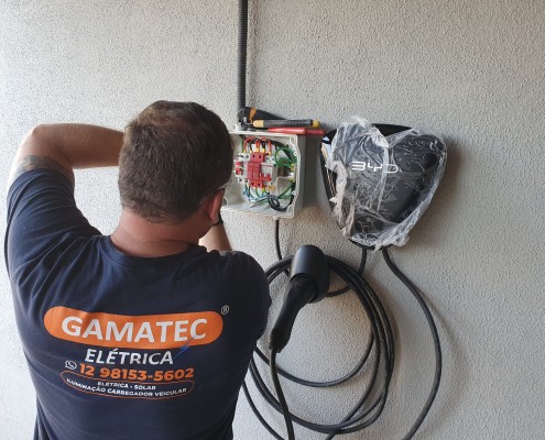 Wallbox Carregador Eletrico veicular Gamatec eletrica GWM BYD CARRO ELETRICO